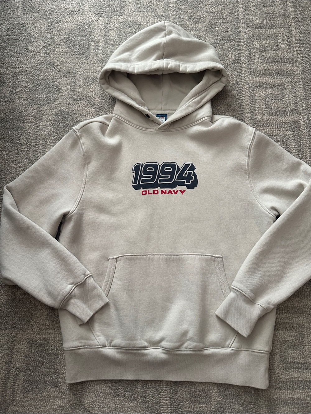 Old Navy Cream Reissue Collection 1994 Hoodie | XS